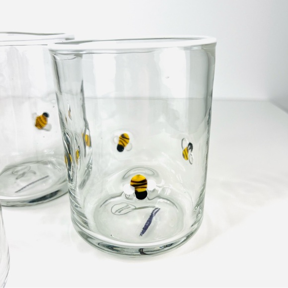 Anthropologie Set of 4 Lola Bee Icon Juice Glasses NWT - Picture 5 of 14